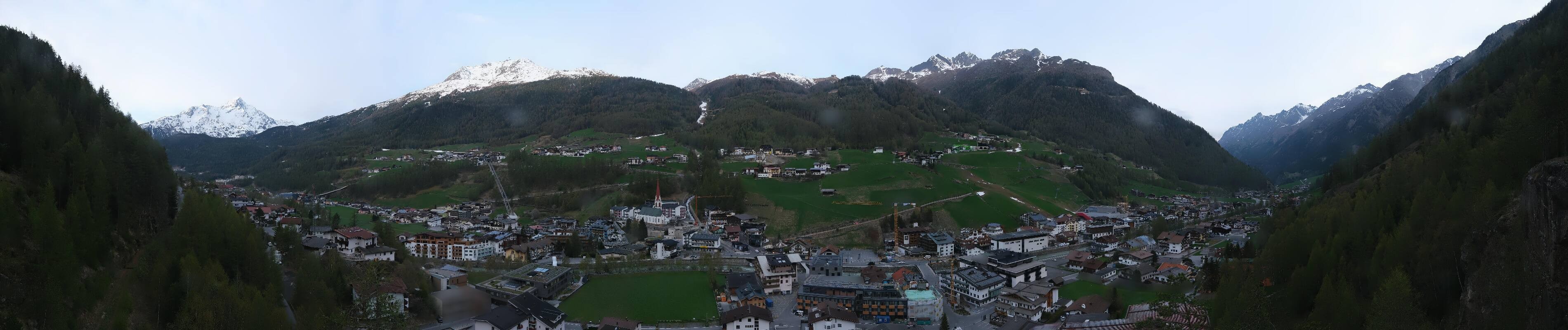 Archiv Foto Webcam Sölden - Ortspanorama
