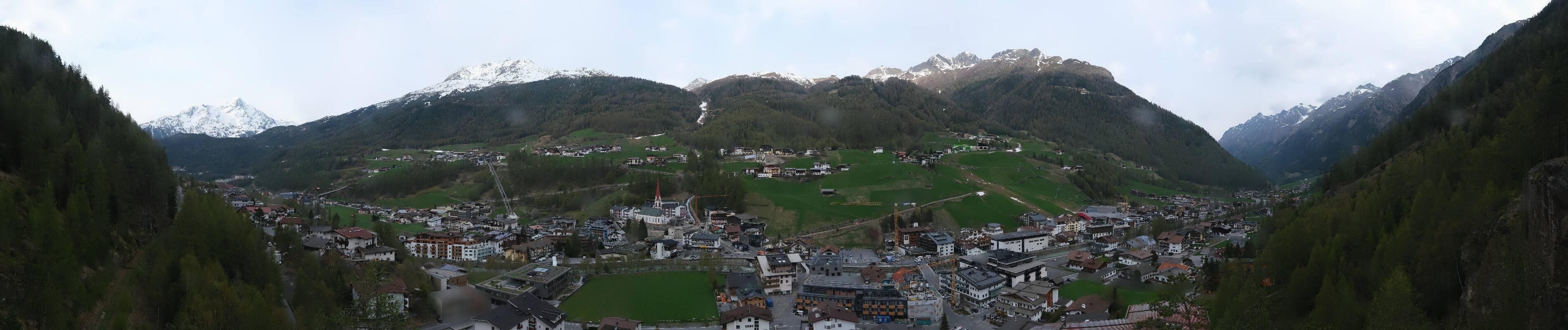 Archiv Foto Webcam Sölden - Ortspanorama