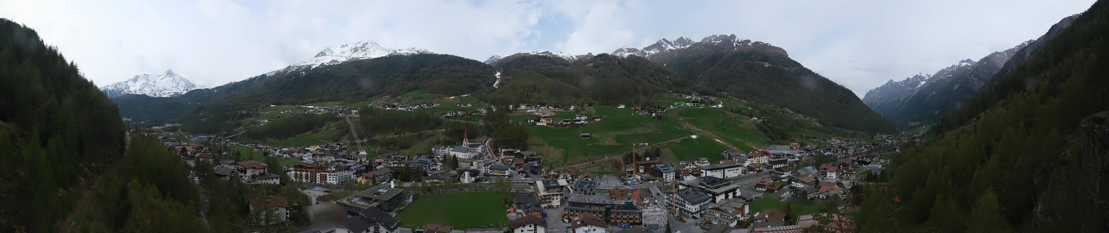 Archiv Foto Webcam Sölden - Ortspanorama