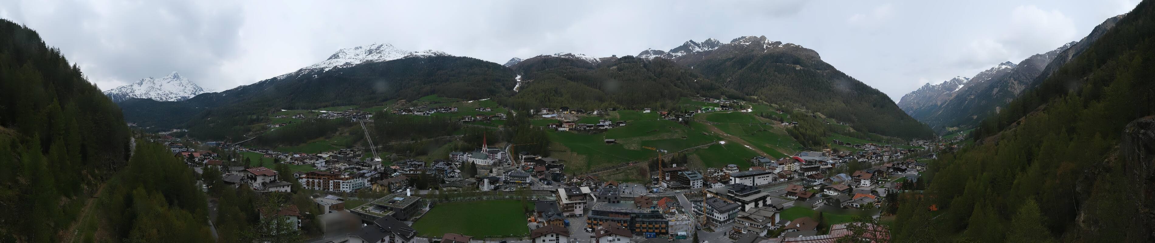 Archiv Foto Webcam Sölden - Ortspanorama