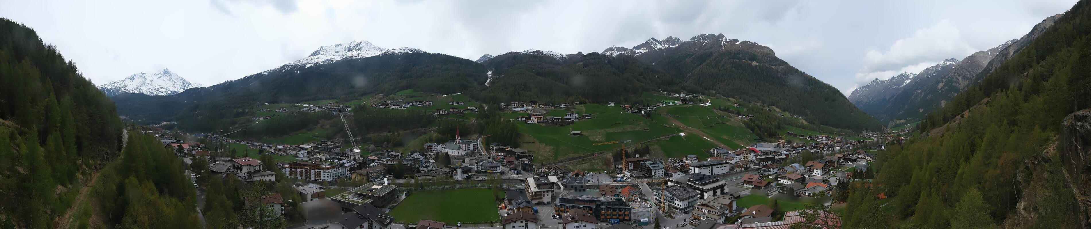 Archiv Foto Webcam Sölden - Ortspanorama