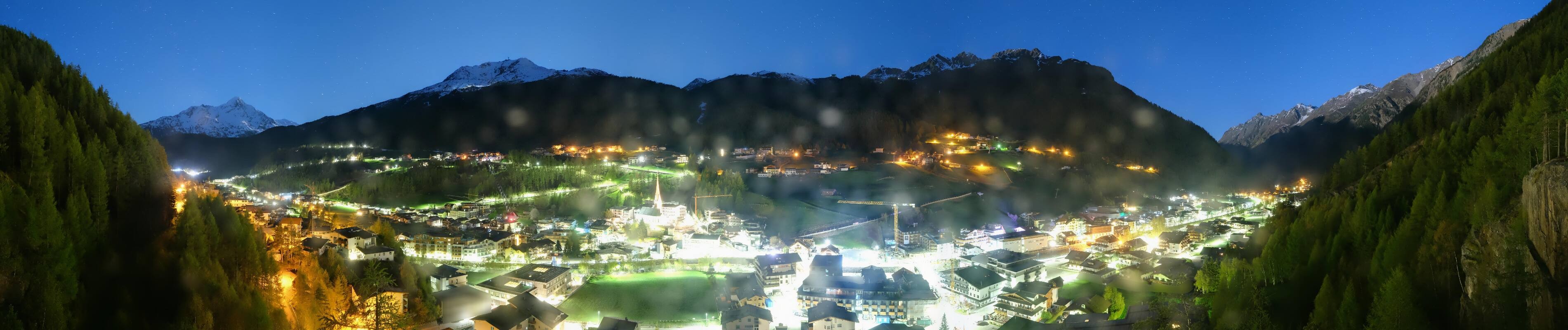 Archiv Foto Webcam Sölden - Ortspanorama