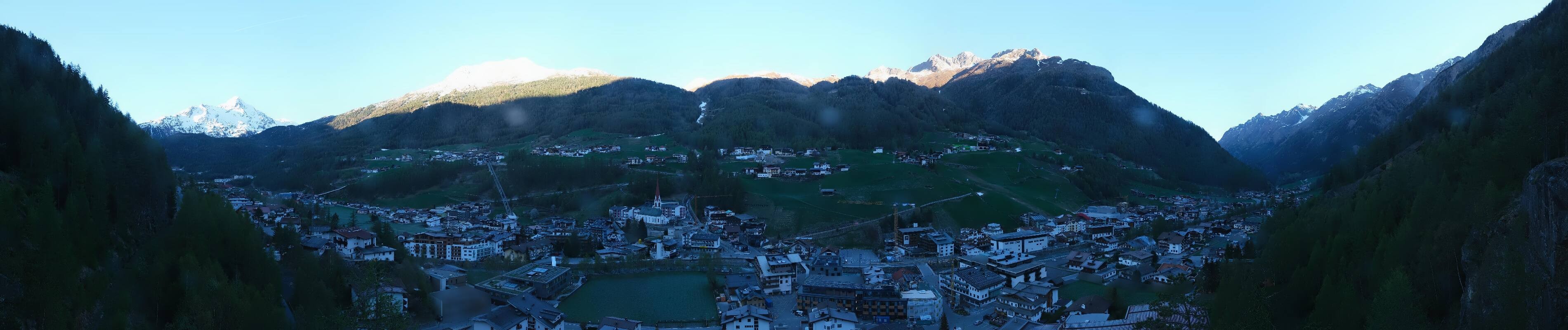Archiv Foto Webcam Sölden - Ortspanorama