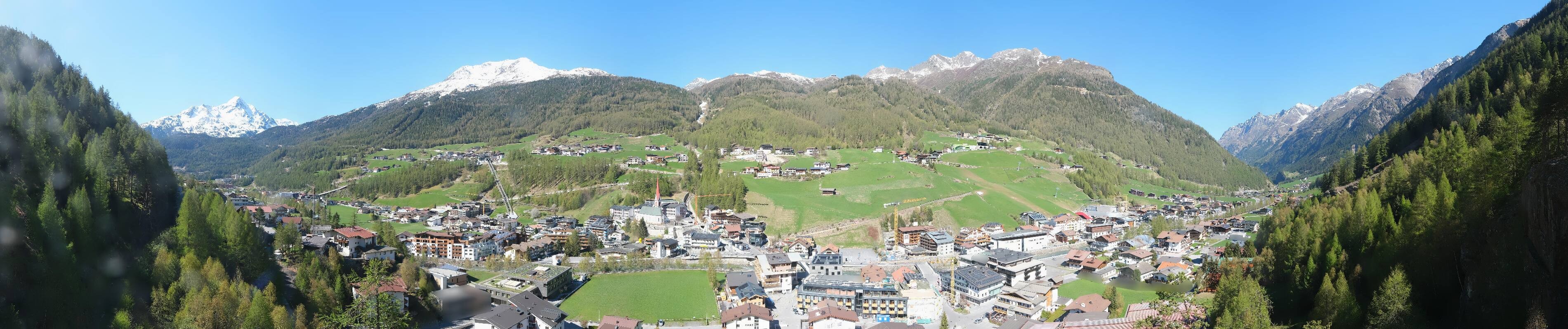 Archiv Foto Webcam Sölden - Ortspanorama