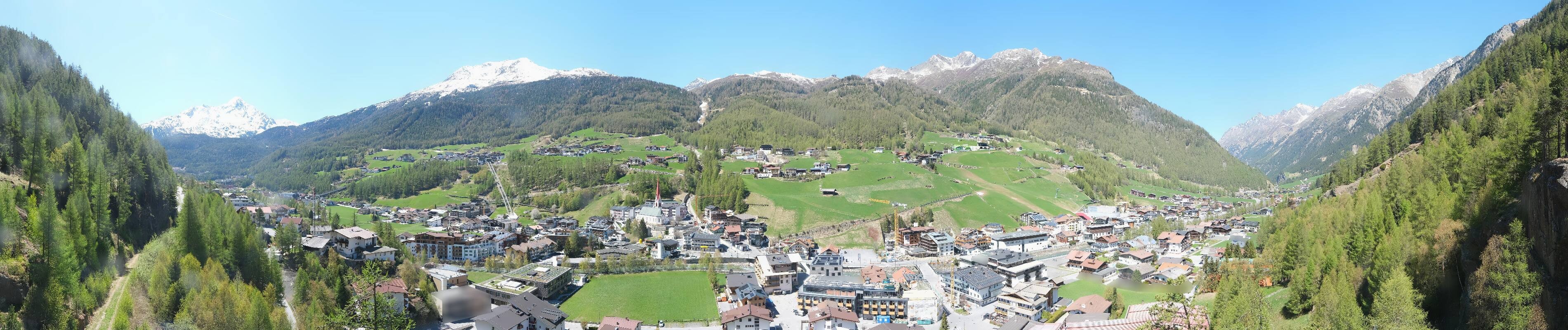 Archiv Foto Webcam Sölden - Ortspanorama
