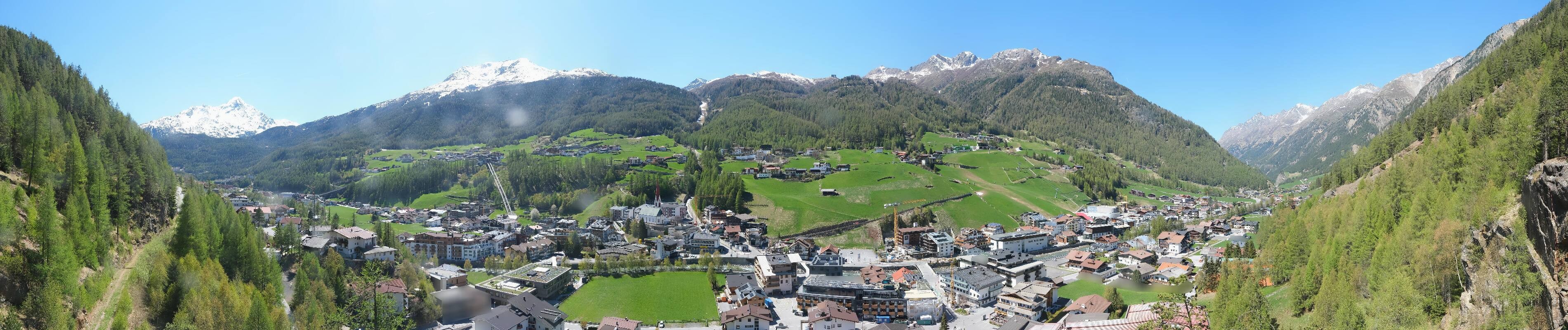 Archiv Foto Webcam Sölden - Ortspanorama