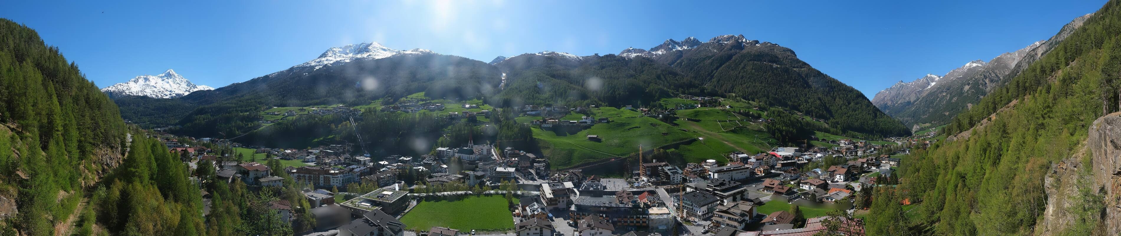 Archiv Foto Webcam Sölden - Ortspanorama