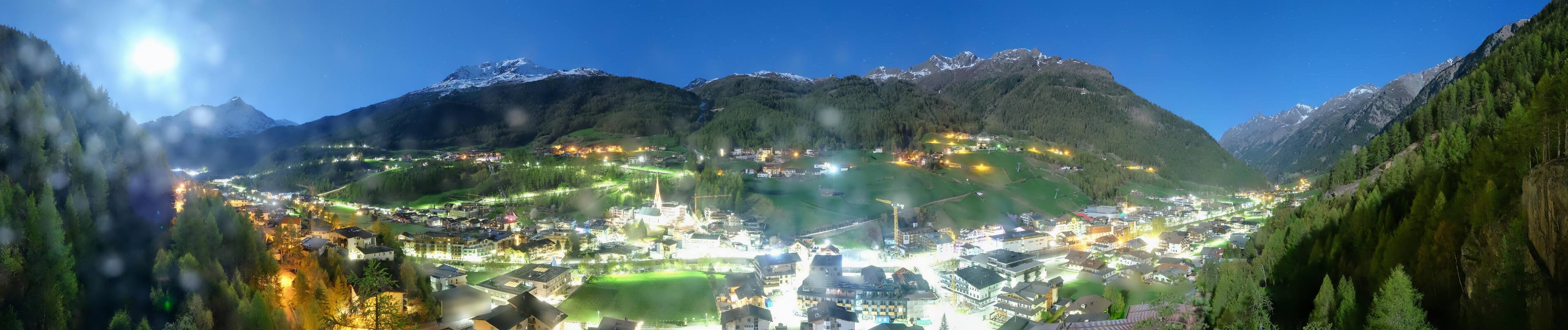 Archiv Foto Webcam Sölden - Ortspanorama