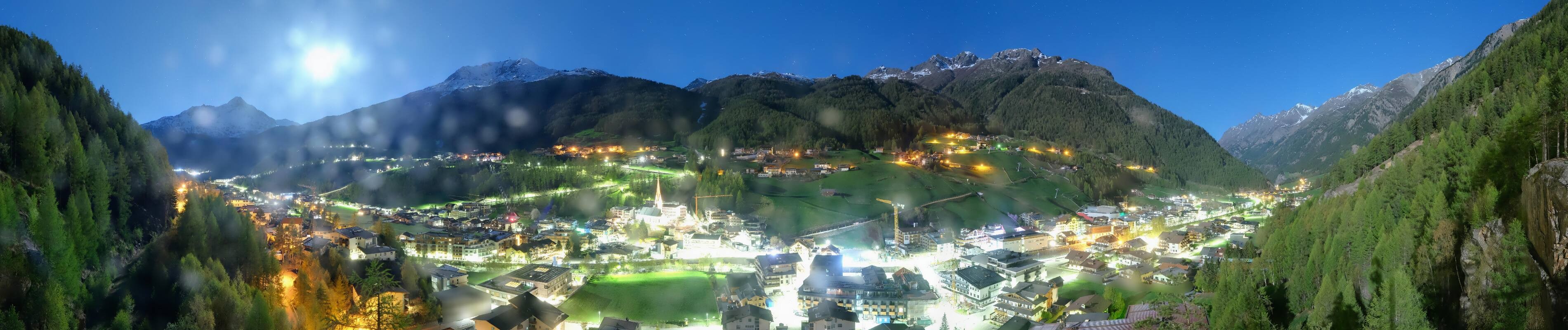 Archiv Foto Webcam Sölden - Ortspanorama