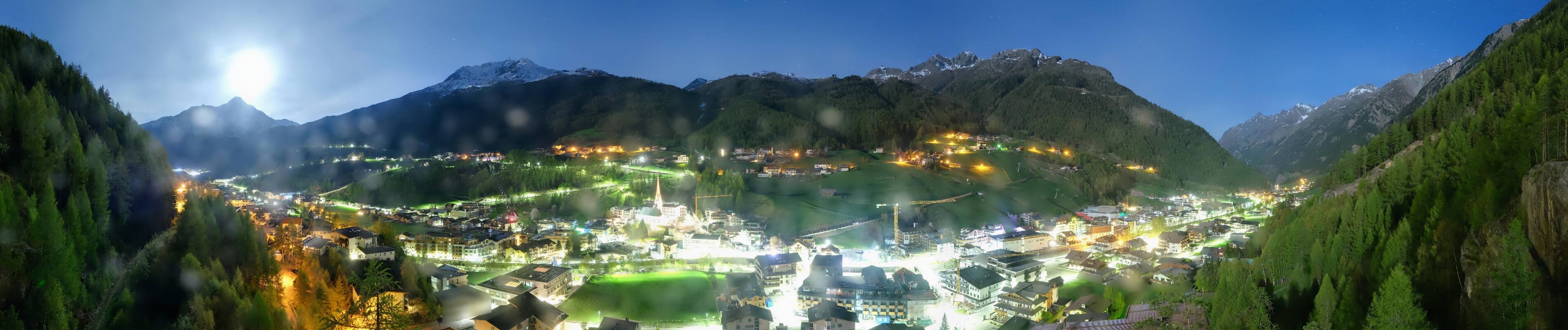 Archiv Foto Webcam Sölden - Ortspanorama