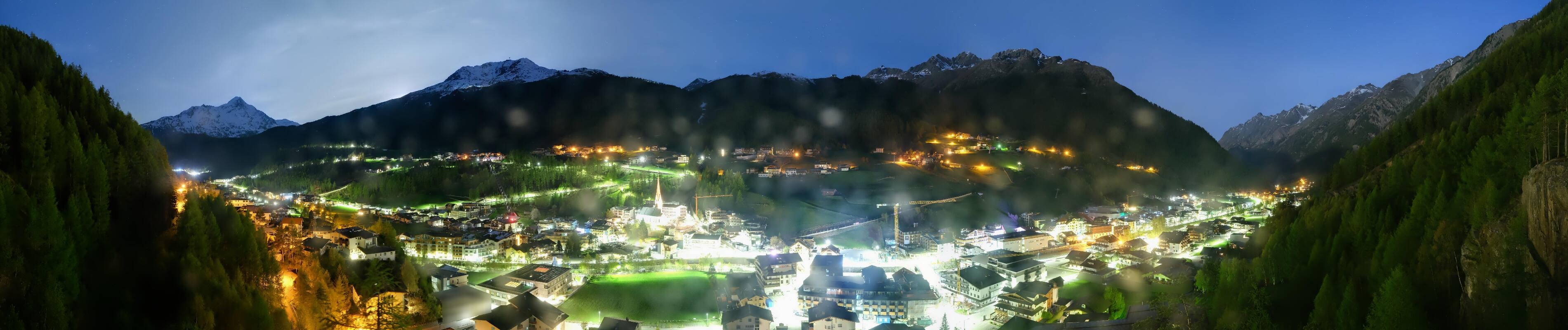 Archiv Foto Webcam Sölden - Ortspanorama
