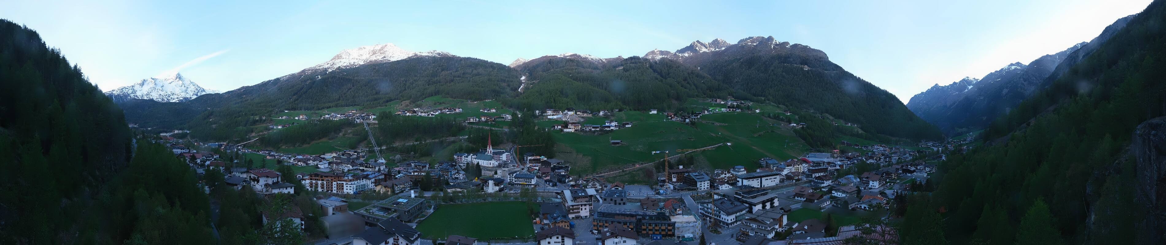 Archiv Foto Webcam Sölden - Ortspanorama
