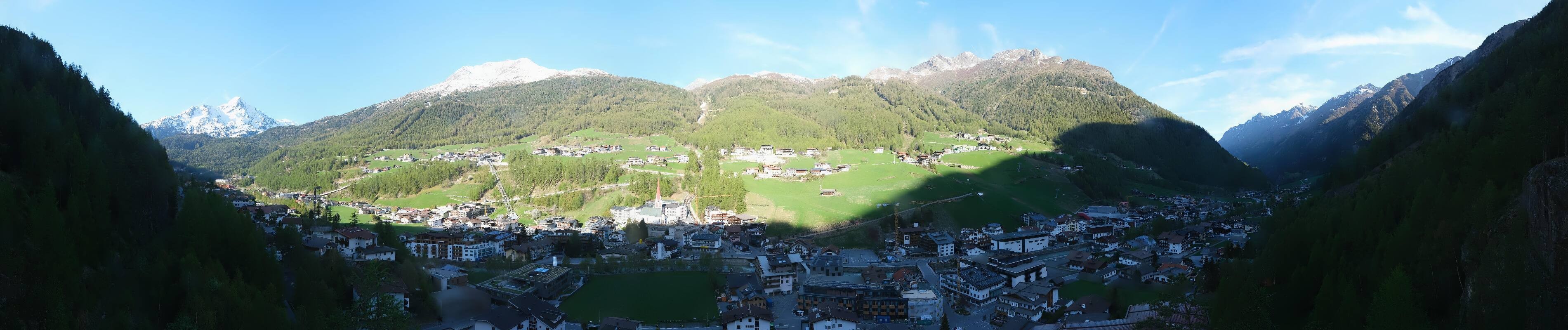 Archiv Foto Webcam Sölden - Ortspanorama
