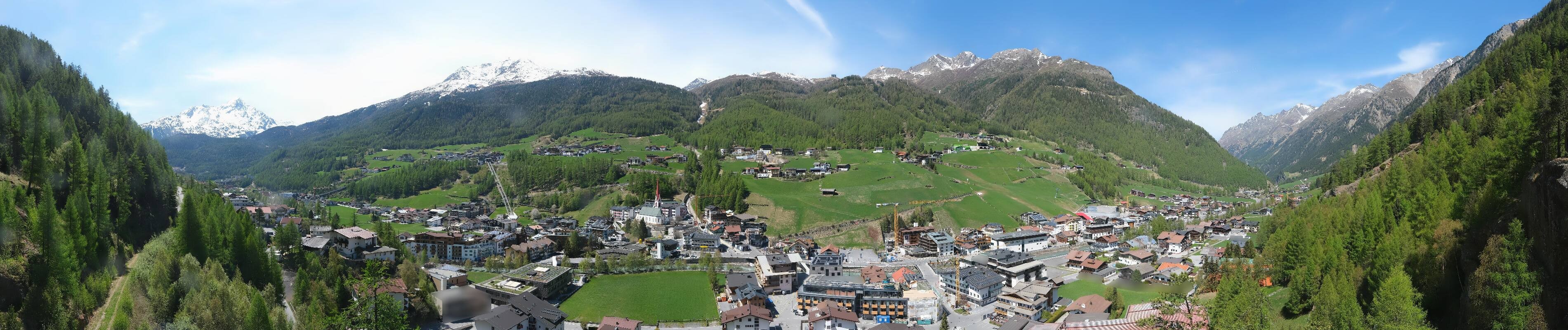 Archiv Foto Webcam Sölden - Ortspanorama