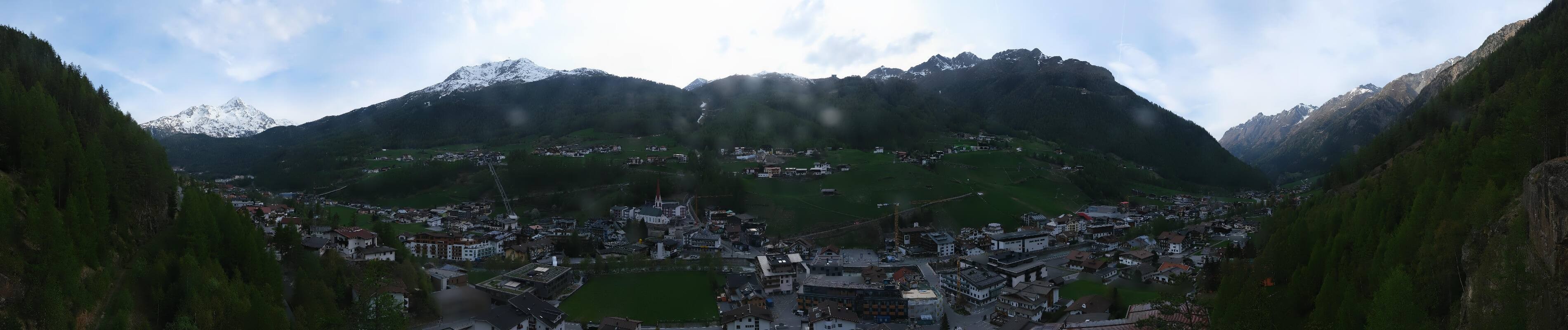 Archiv Foto Webcam Sölden - Ortspanorama