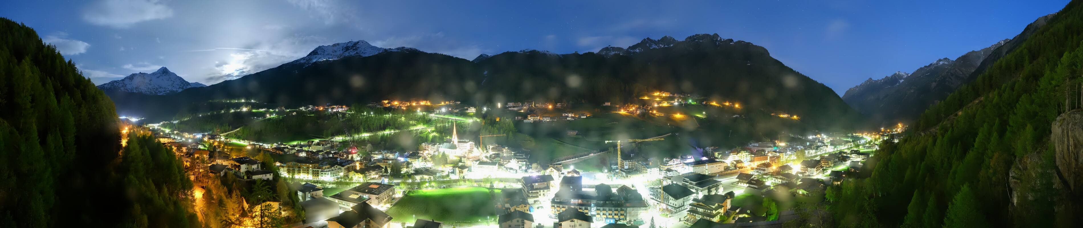 Archiv Foto Webcam Sölden - Ortspanorama