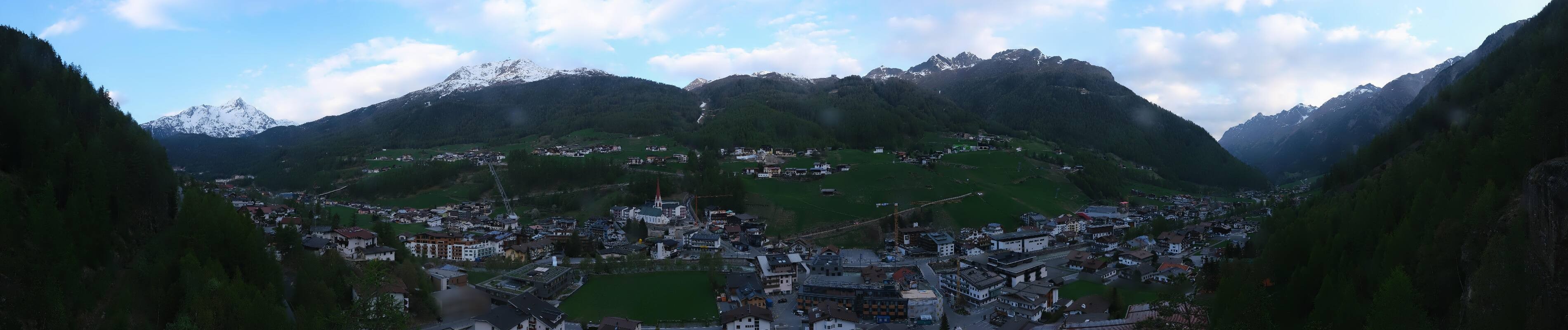 Archiv Foto Webcam Sölden - Ortspanorama