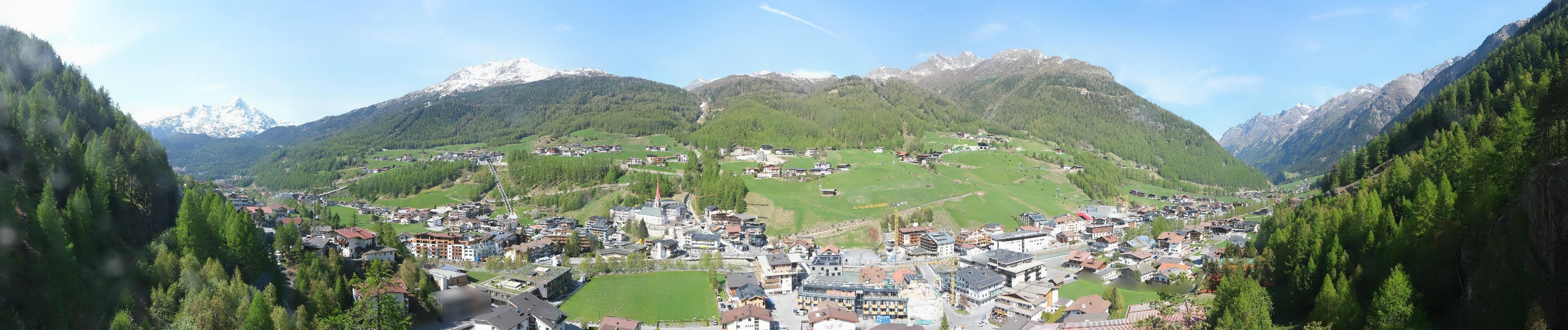 Archiv Foto Webcam Sölden - Ortspanorama