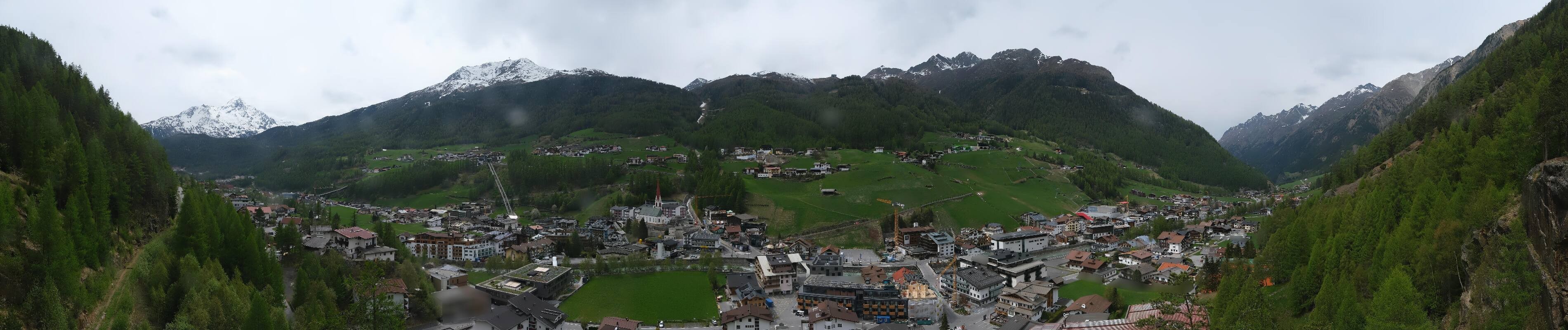 Archiv Foto Webcam Sölden - Ortspanorama
