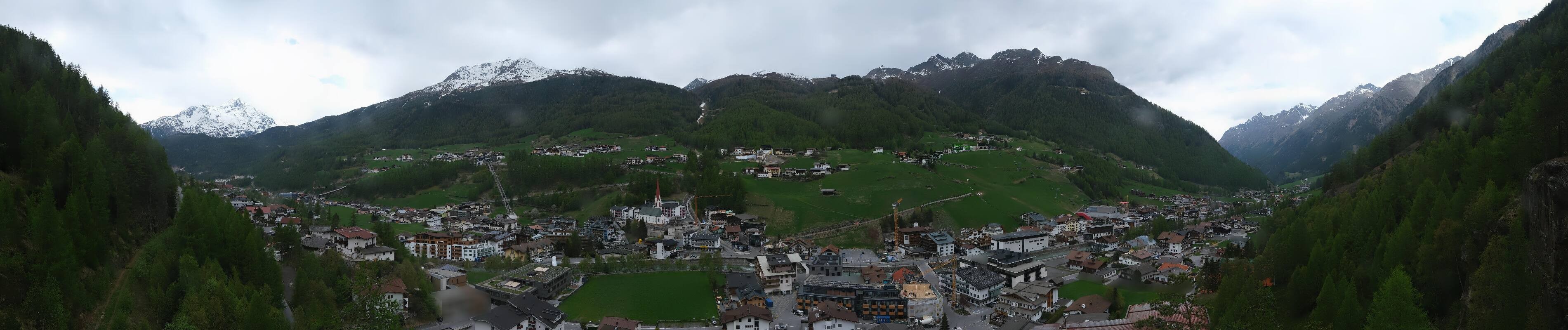 Archiv Foto Webcam Sölden - Ortspanorama