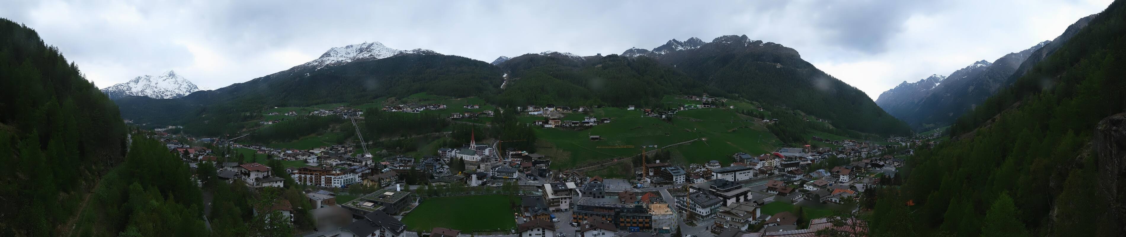 Archiv Foto Webcam Sölden - Ortspanorama