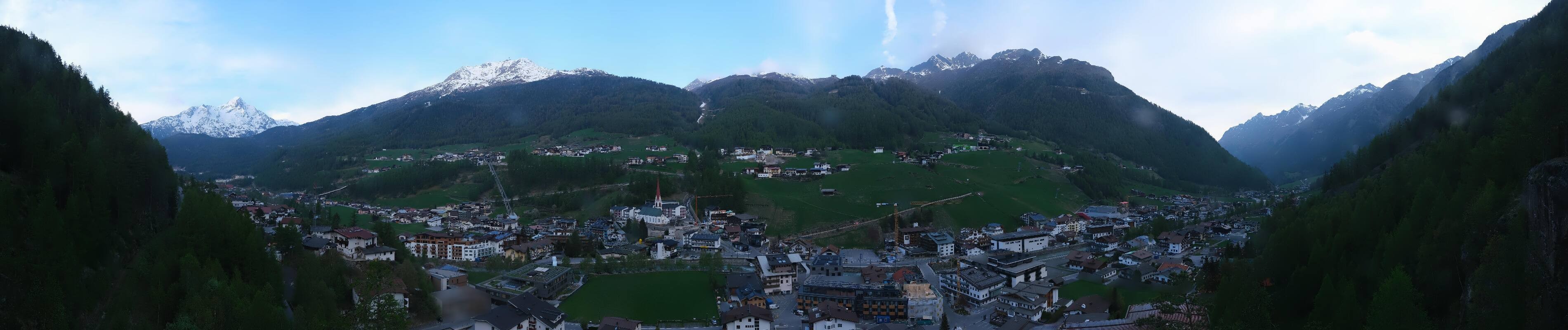 Archiv Foto Webcam Sölden - Ortspanorama
