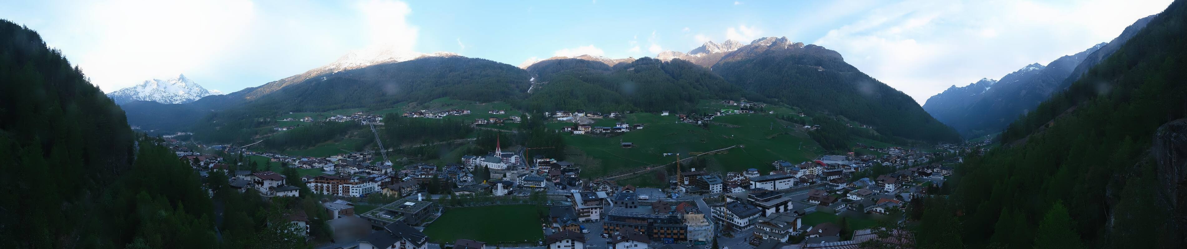 Archiv Foto Webcam Sölden - Ortspanorama
