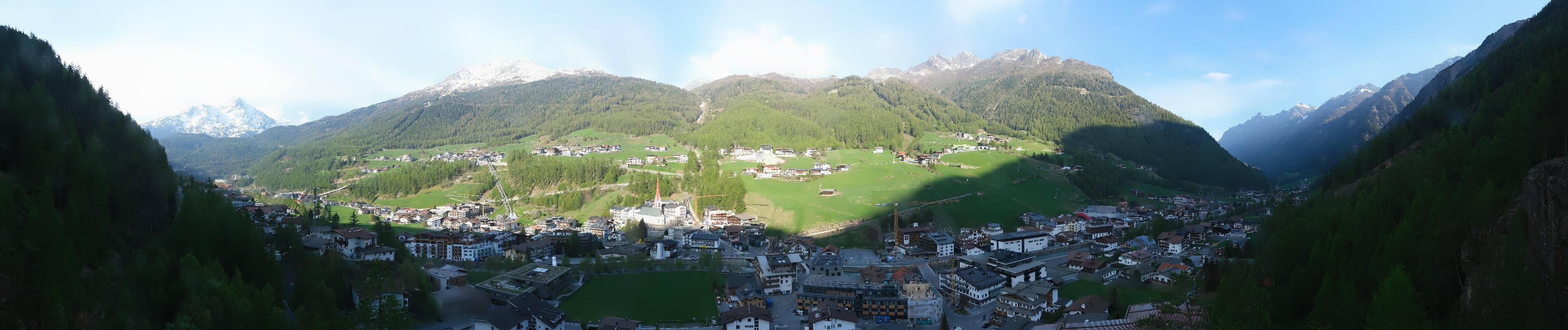 Archiv Foto Webcam Sölden - Ortspanorama