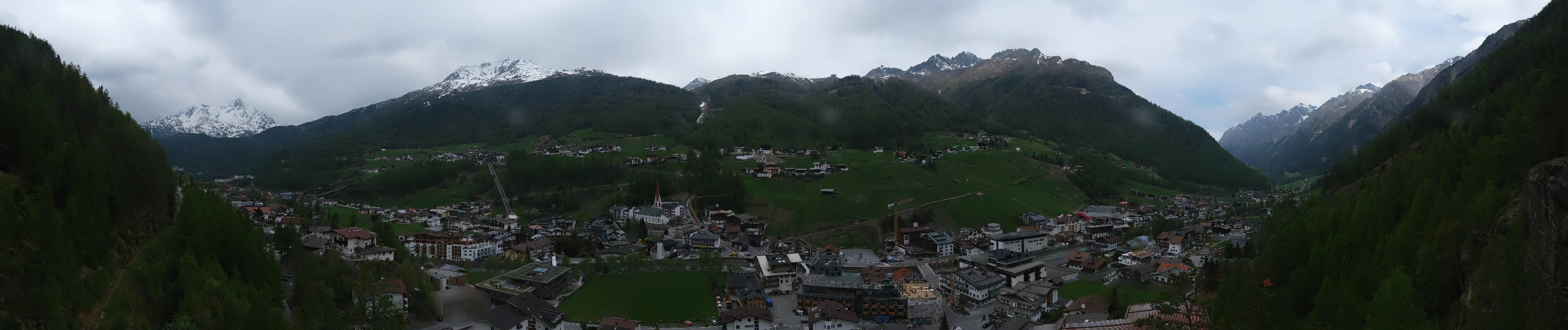 Archiv Foto Webcam Sölden - Ortspanorama