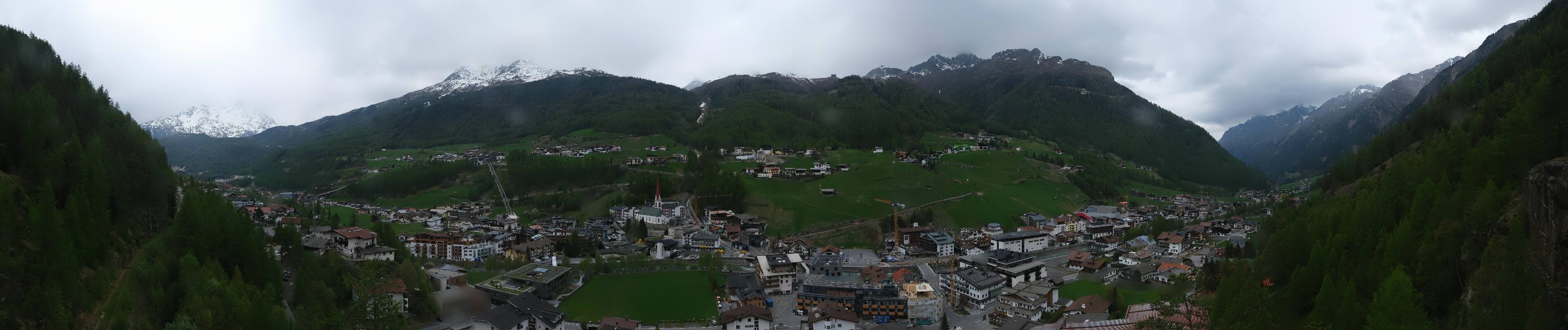 Archiv Foto Webcam Sölden - Ortspanorama