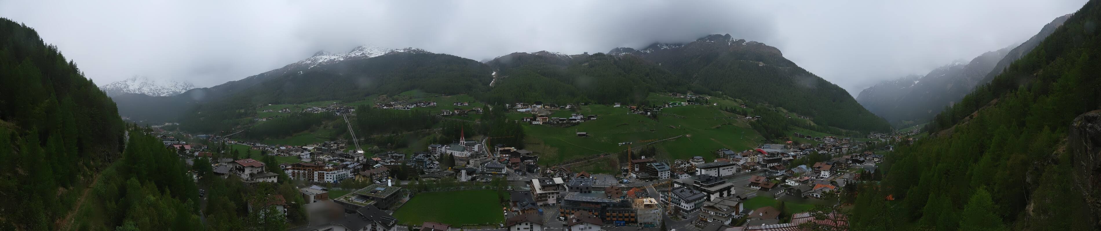 Archiv Foto Webcam Sölden - Ortspanorama