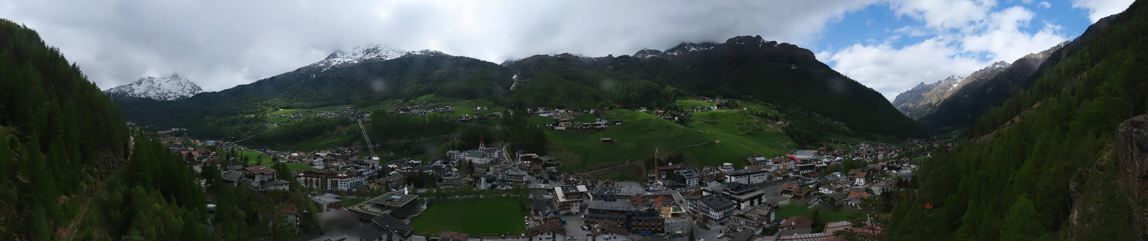 Archiv Foto Webcam Sölden - Ortspanorama
