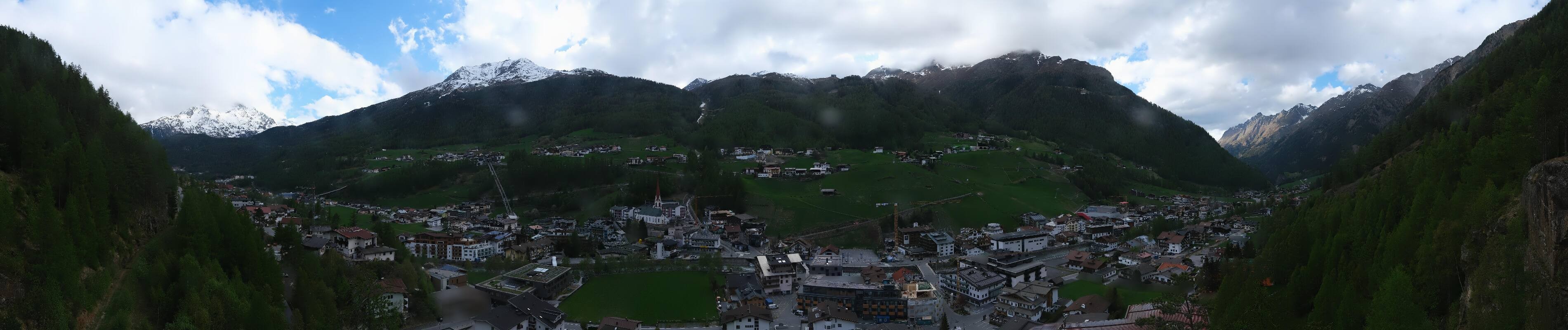 Archiv Foto Webcam Sölden - Ortspanorama