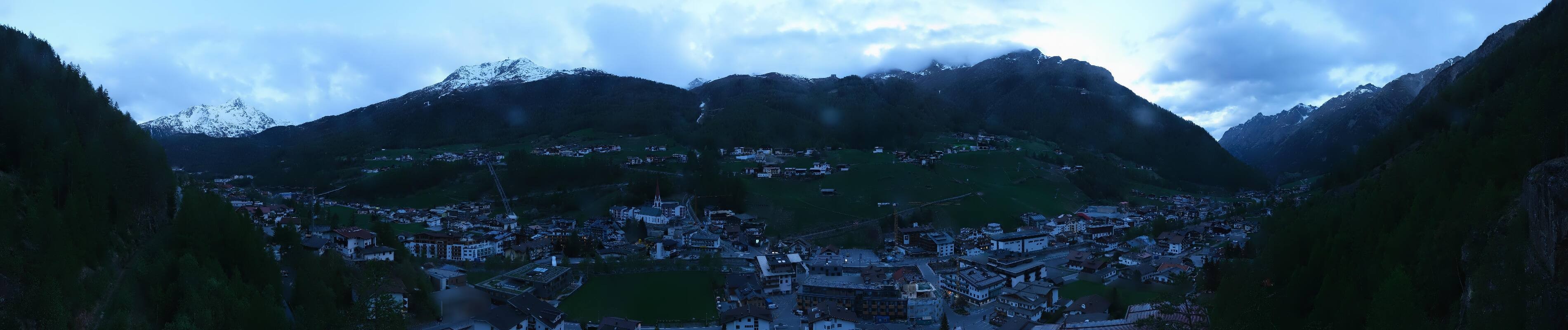Archiv Foto Webcam Sölden - Ortspanorama
