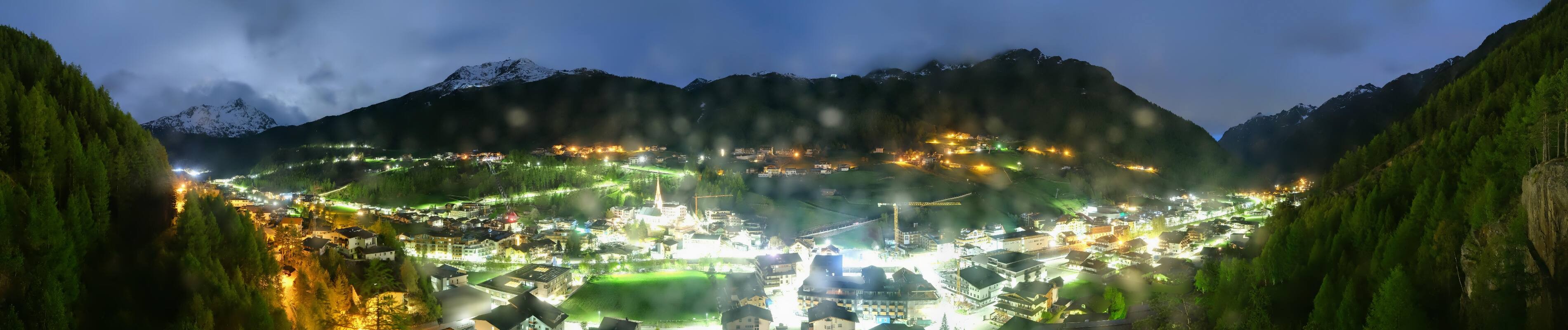 Archiv Foto Webcam Sölden - Ortspanorama