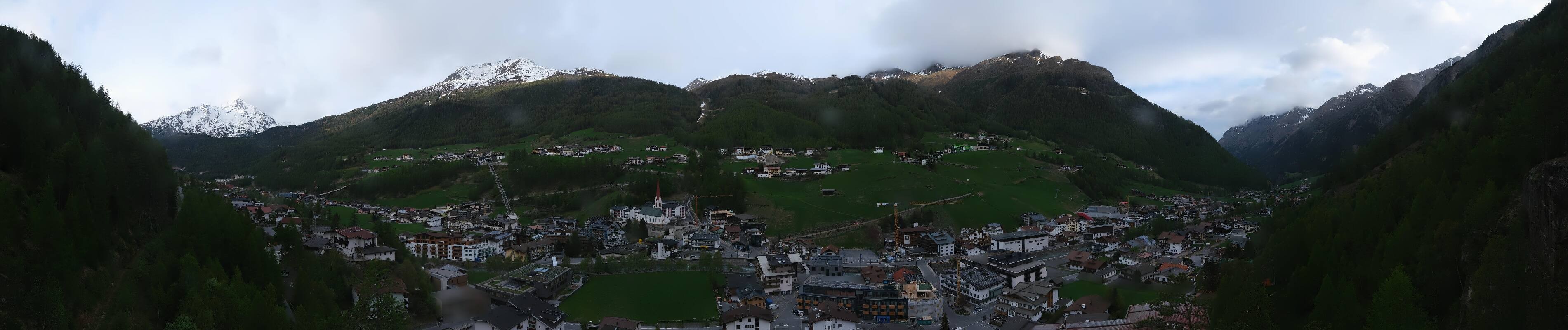 Archiv Foto Webcam Sölden - Ortspanorama