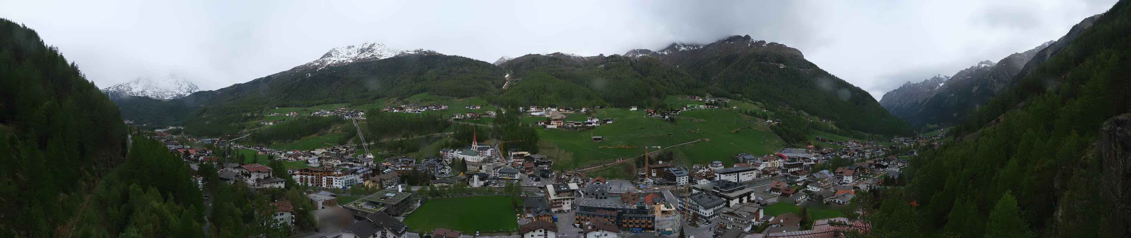 Archiv Foto Webcam Sölden - Ortspanorama