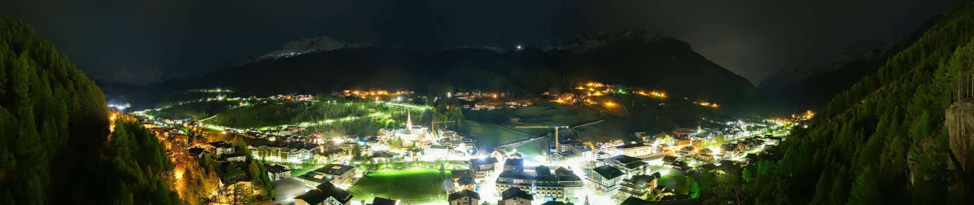Archiv Foto Webcam Sölden - Ortspanorama