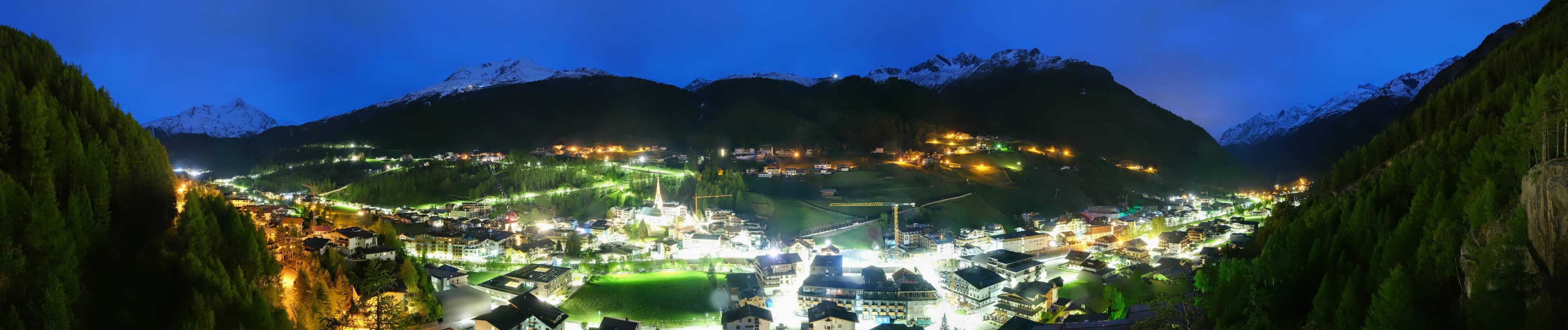Archiv Foto Webcam Sölden - Ortspanorama