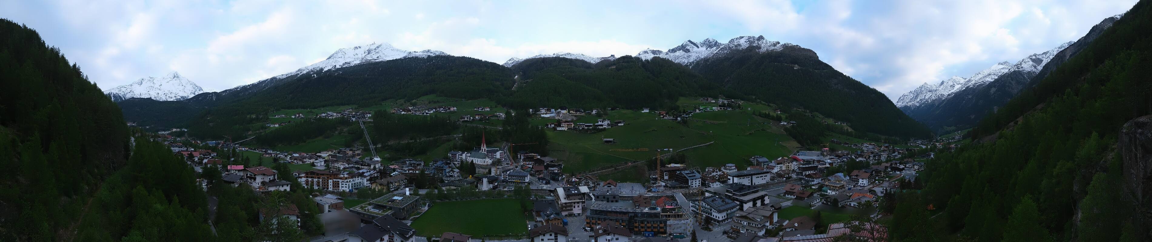 Archiv Foto Webcam Sölden - Ortspanorama
