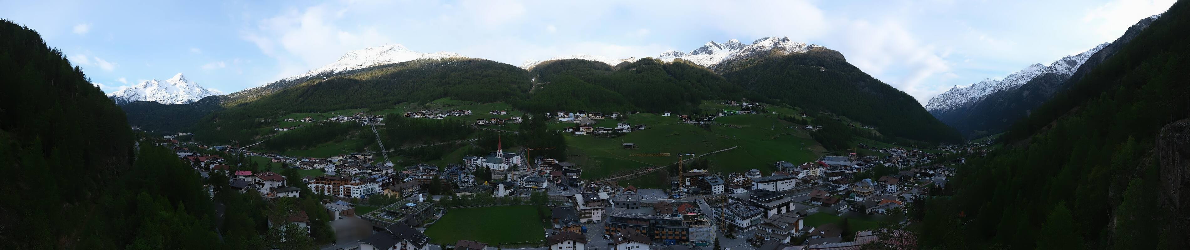 Archiv Foto Webcam Sölden - Ortspanorama