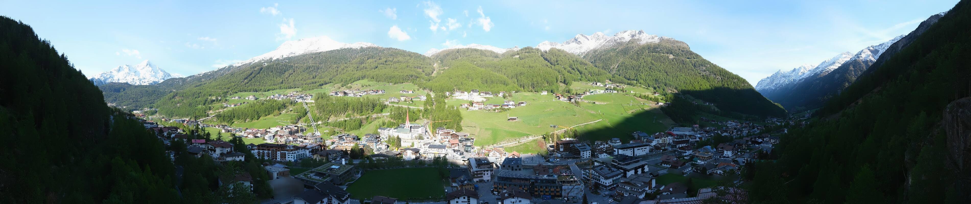 Archiv Foto Webcam Sölden - Ortspanorama