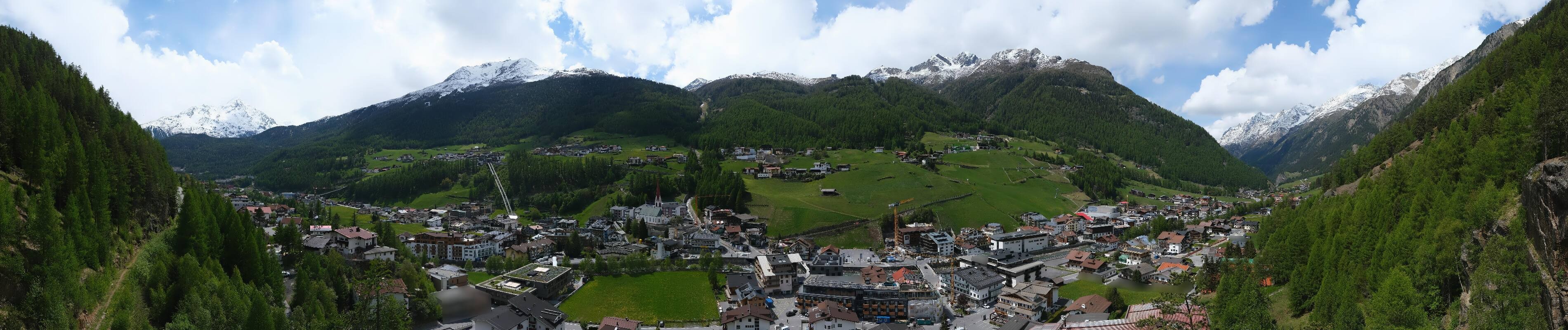 Archiv Foto Webcam Sölden - Ortspanorama