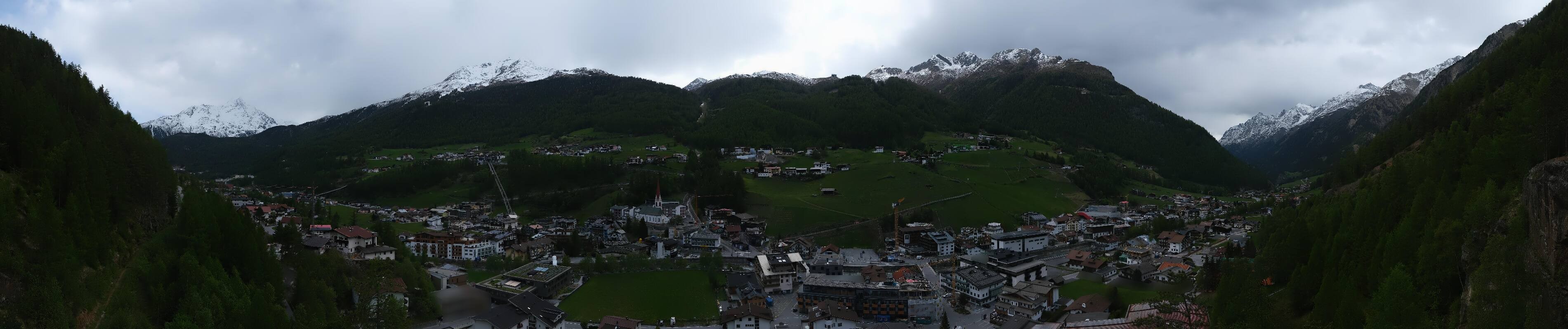 Archiv Foto Webcam Sölden - Ortspanorama