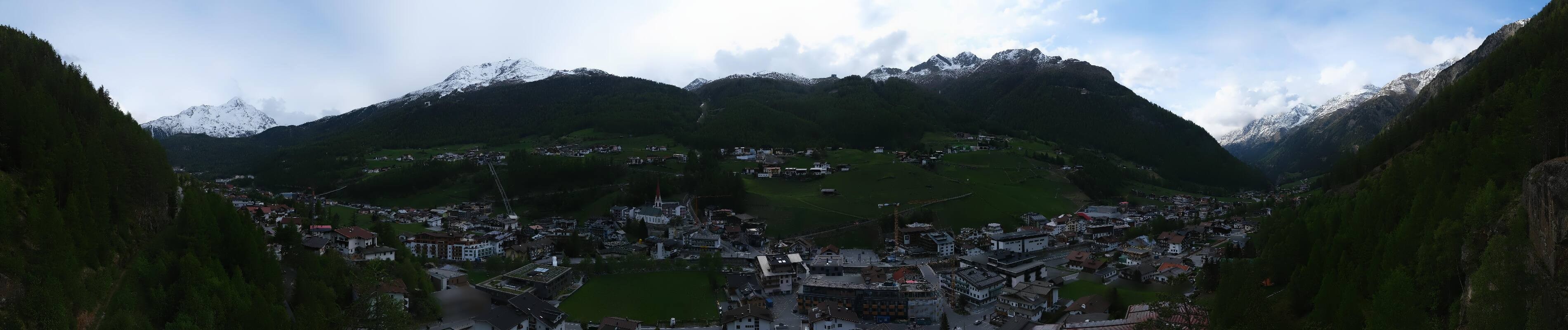 Archiv Foto Webcam Sölden - Ortspanorama