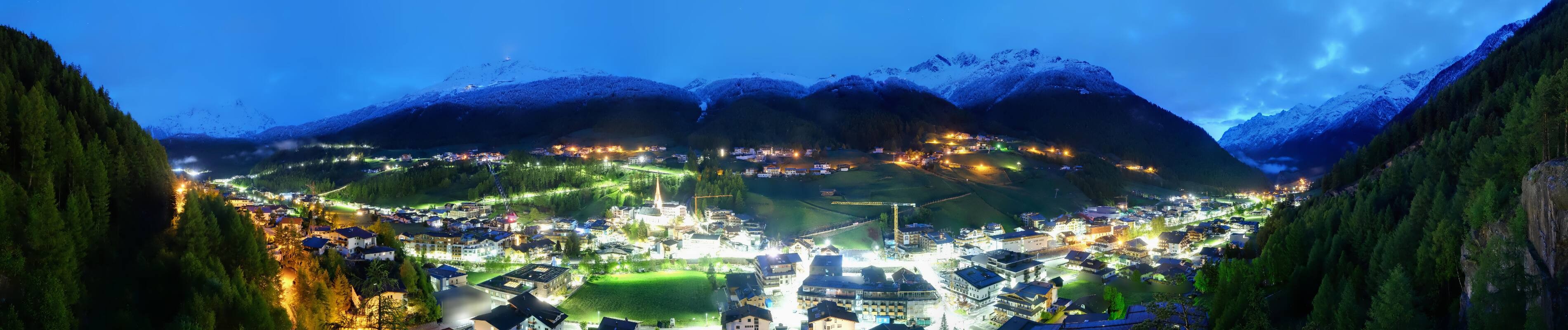 Archiv Foto Webcam Sölden - Ortspanorama