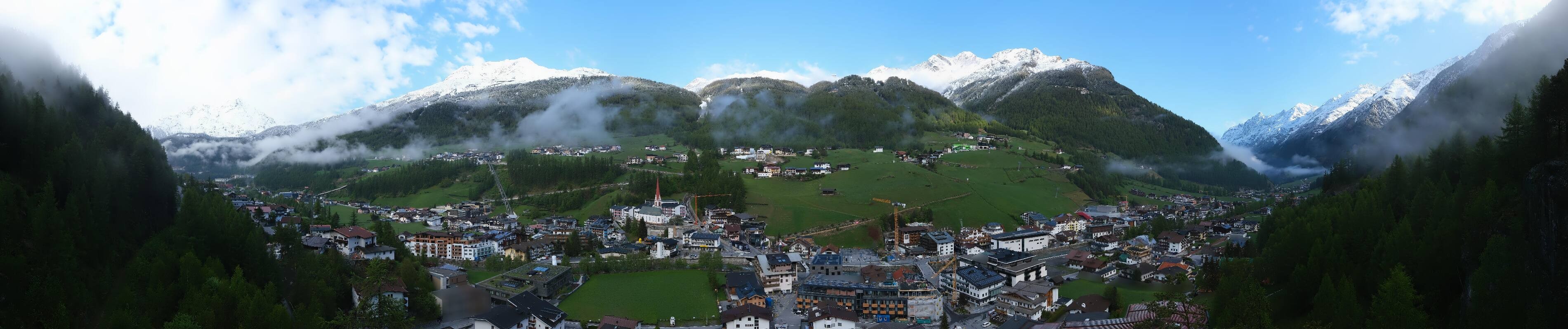 Archiv Foto Webcam Sölden - Ortspanorama
