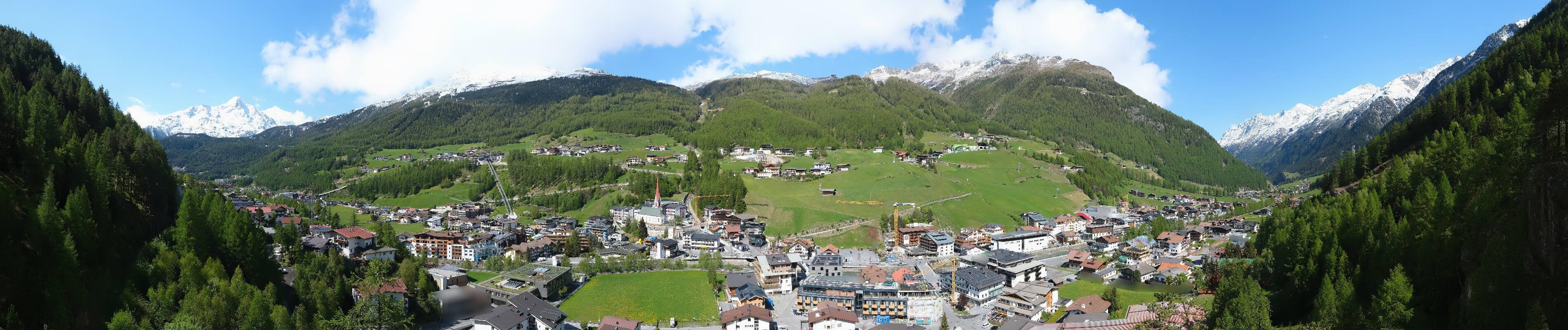 Archiv Foto Webcam Sölden - Ortspanorama