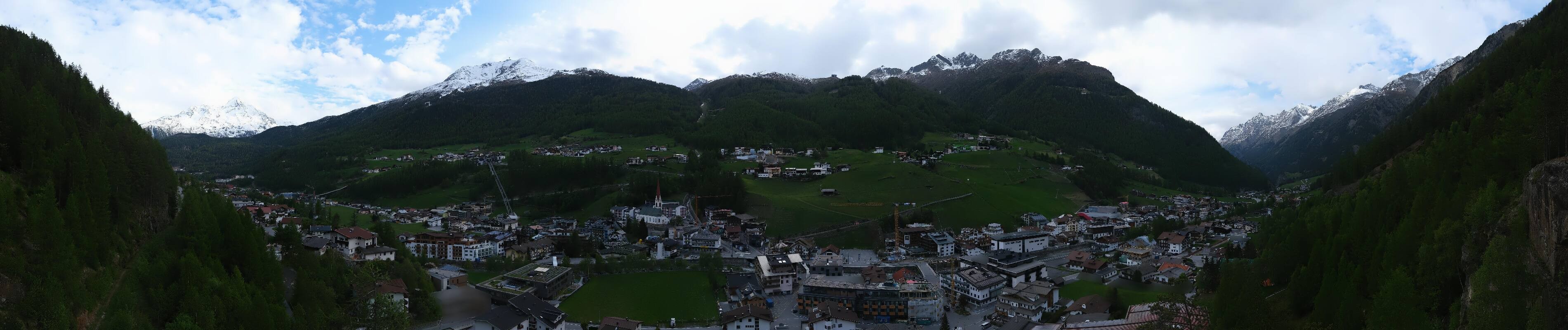 Archiv Foto Webcam Sölden - Ortspanorama