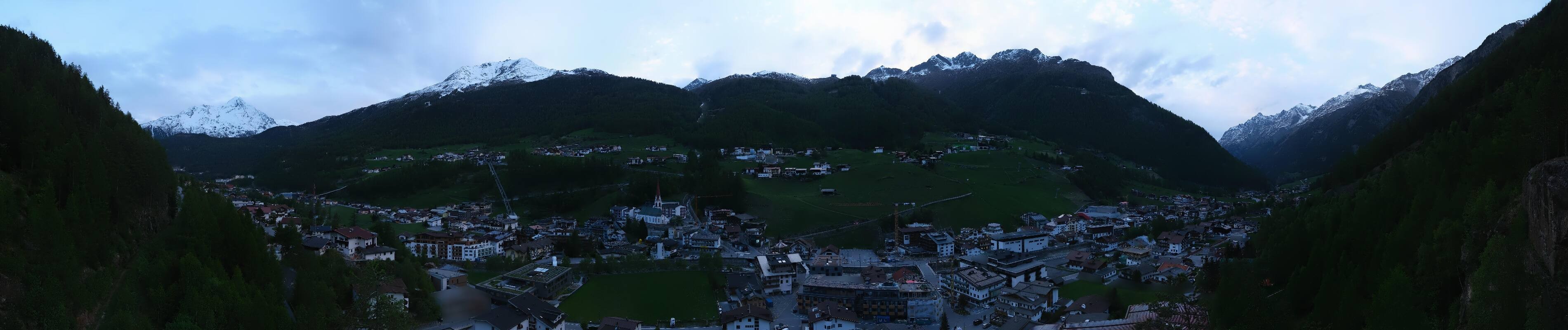 Archiv Foto Webcam Sölden - Ortspanorama